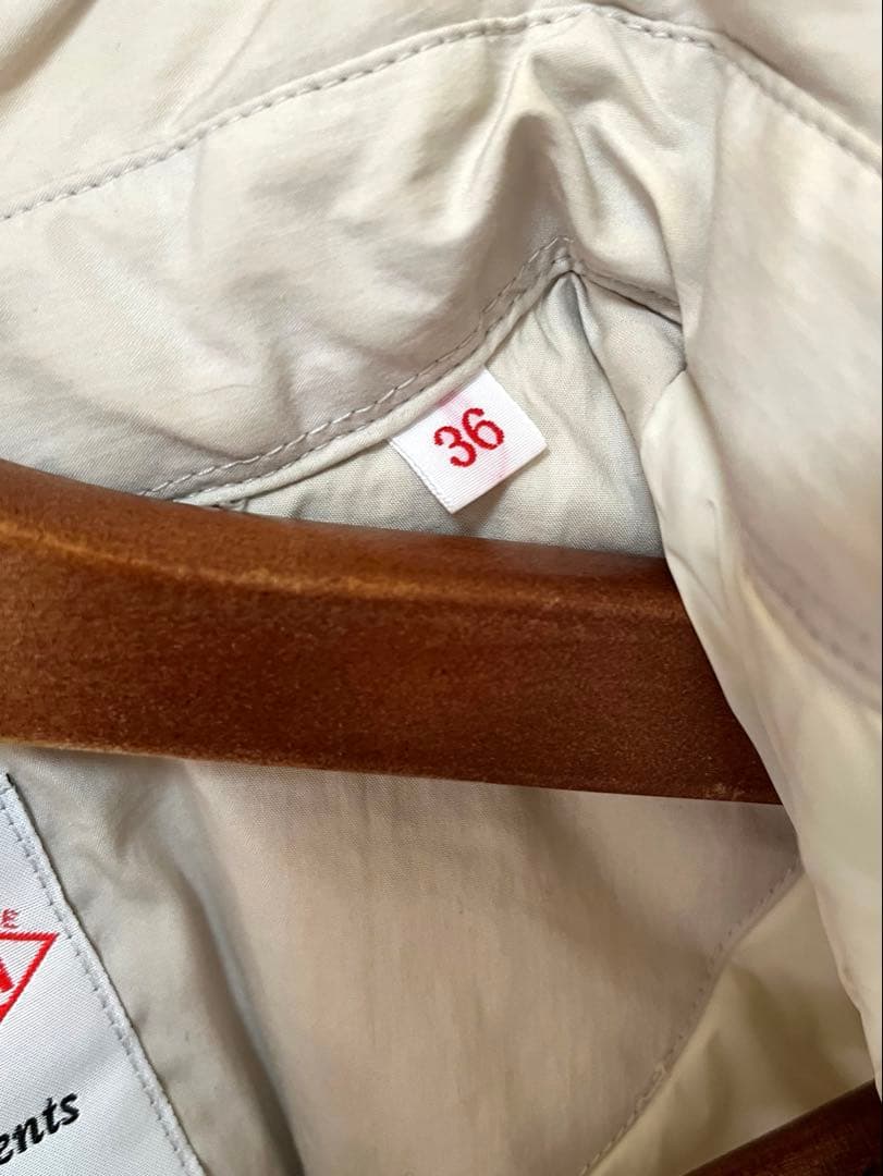 ダントン　インサレーション　フードシャツジャケット　アイボリー　36