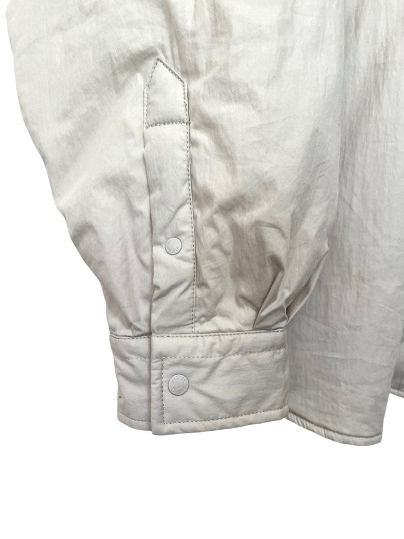 ダントン　インサレーション　フードシャツジャケット　アイボリー　36