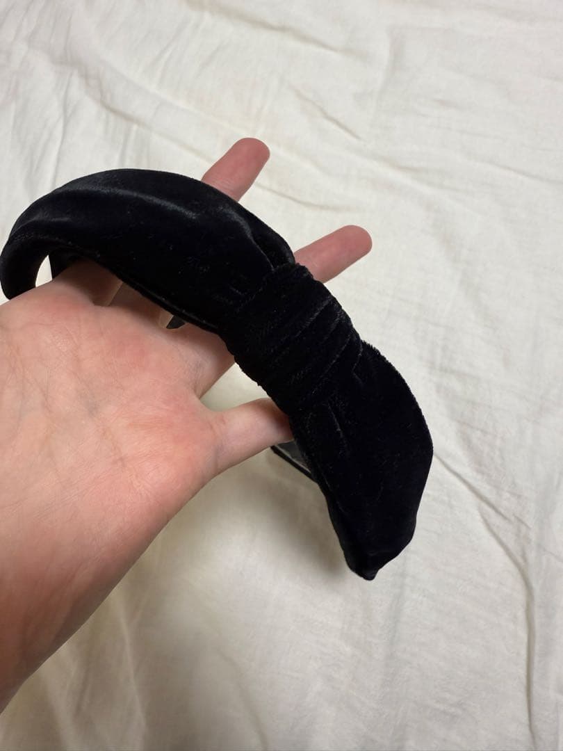 ALEXANDRE DE PARIS カチューシャ ブラック