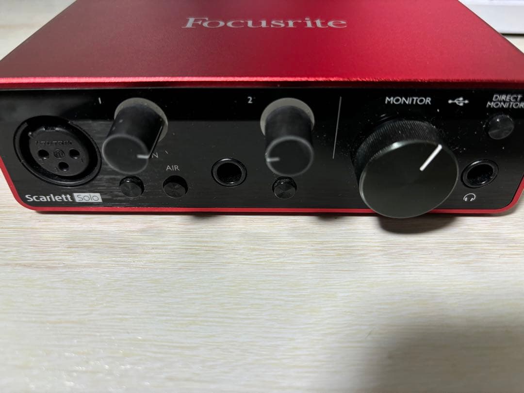 DTM・DAW Focusrite Scarlett Solo Gen3