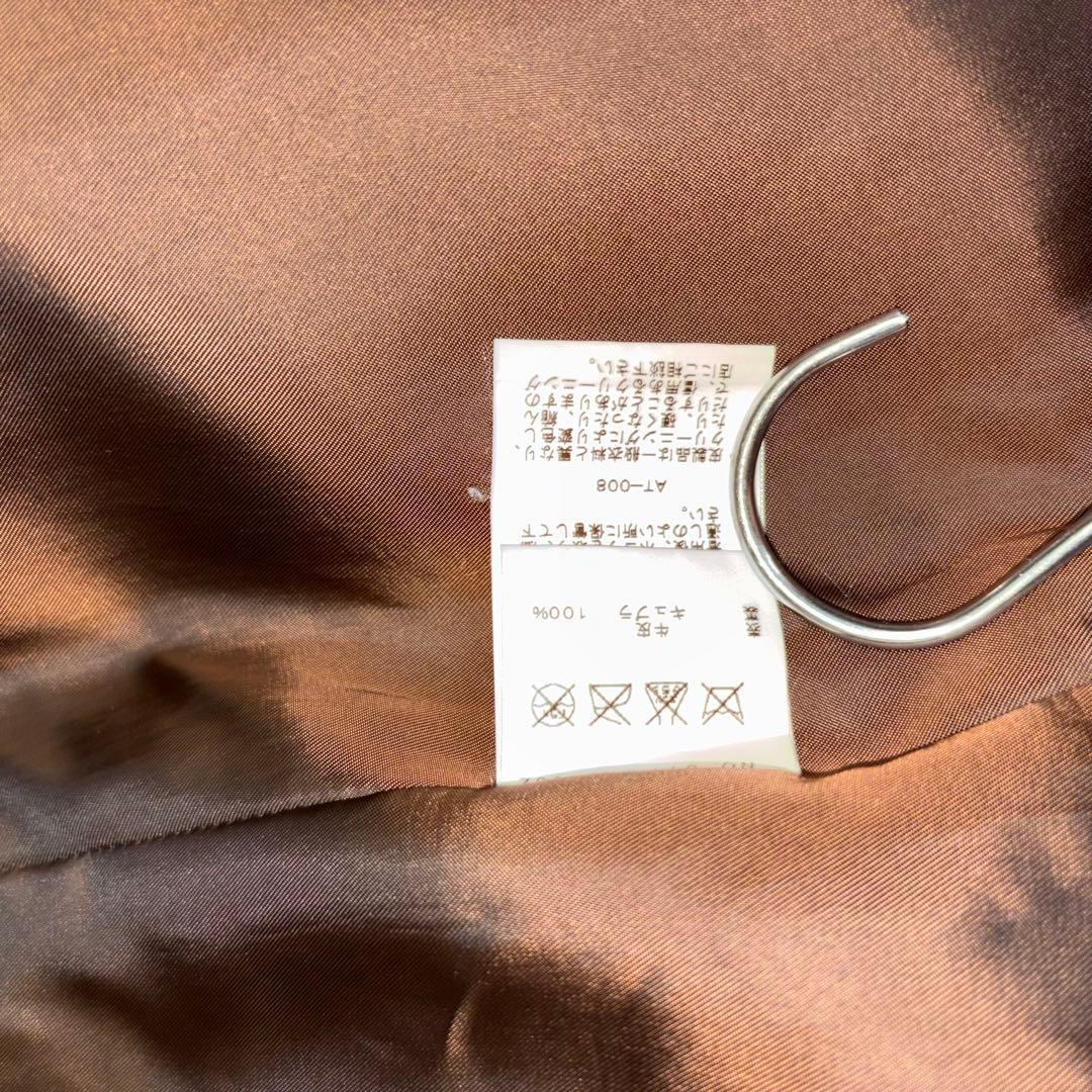 【美品】　SHIPS ゼブラ柄ハラココートリアルレザー　ファー　高級　希少M