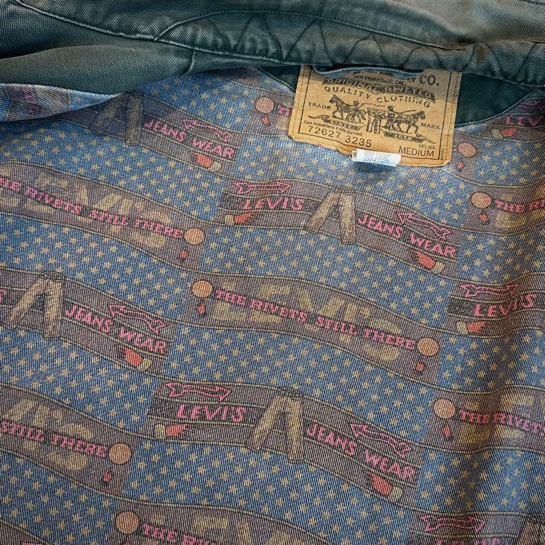 希少 リーバイス ダックジャケット モスグリーン ビンテージ M