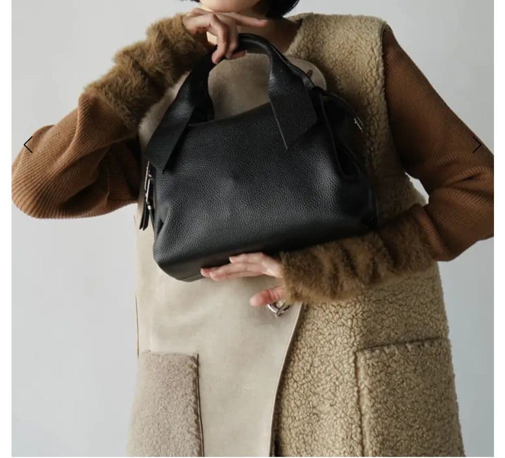 RADIATE　リボンディティールレザー2WAYバッグ