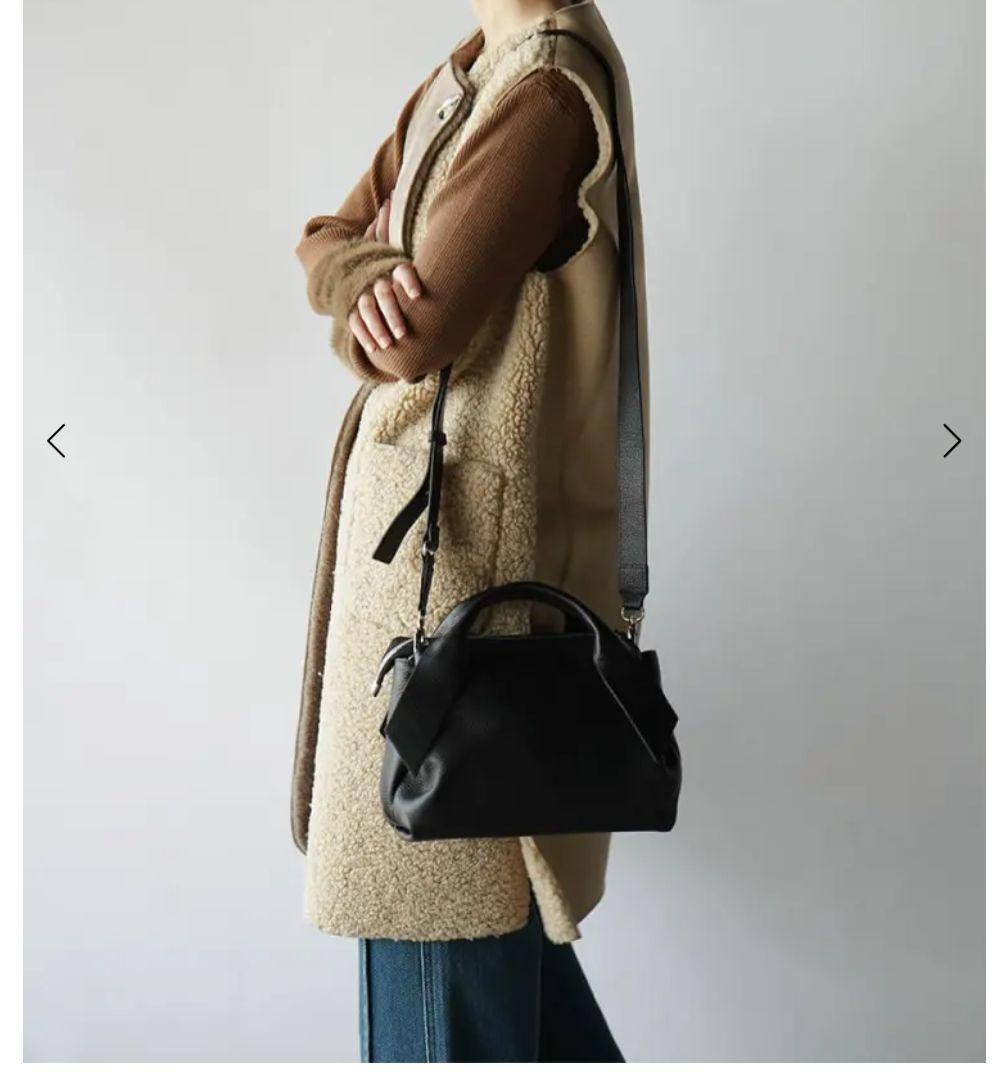 RADIATE　リボンディティールレザー2WAYバッグ