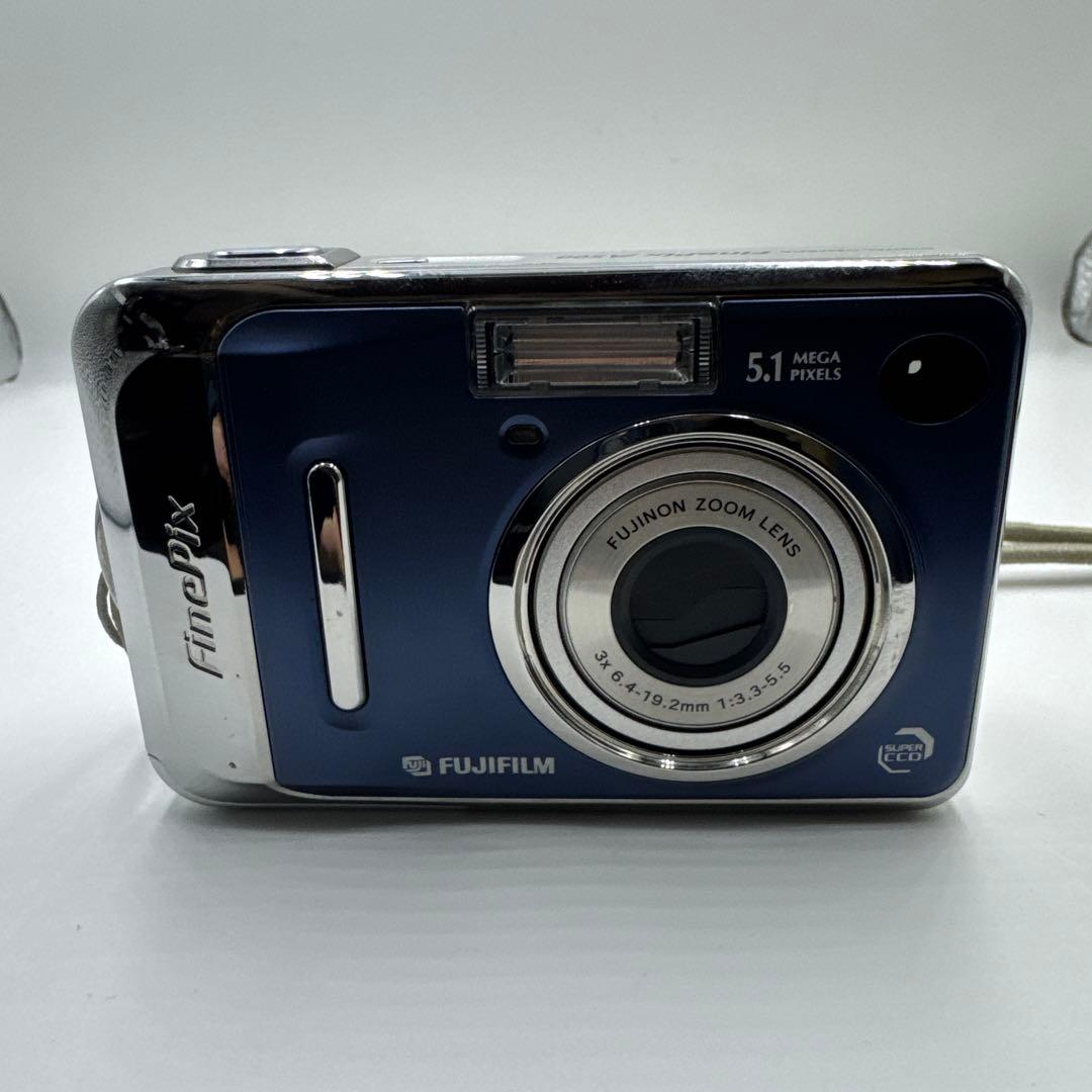 【希少】FUJIFILM FINEPIX A500 ブルー 乾電池 付属品多数