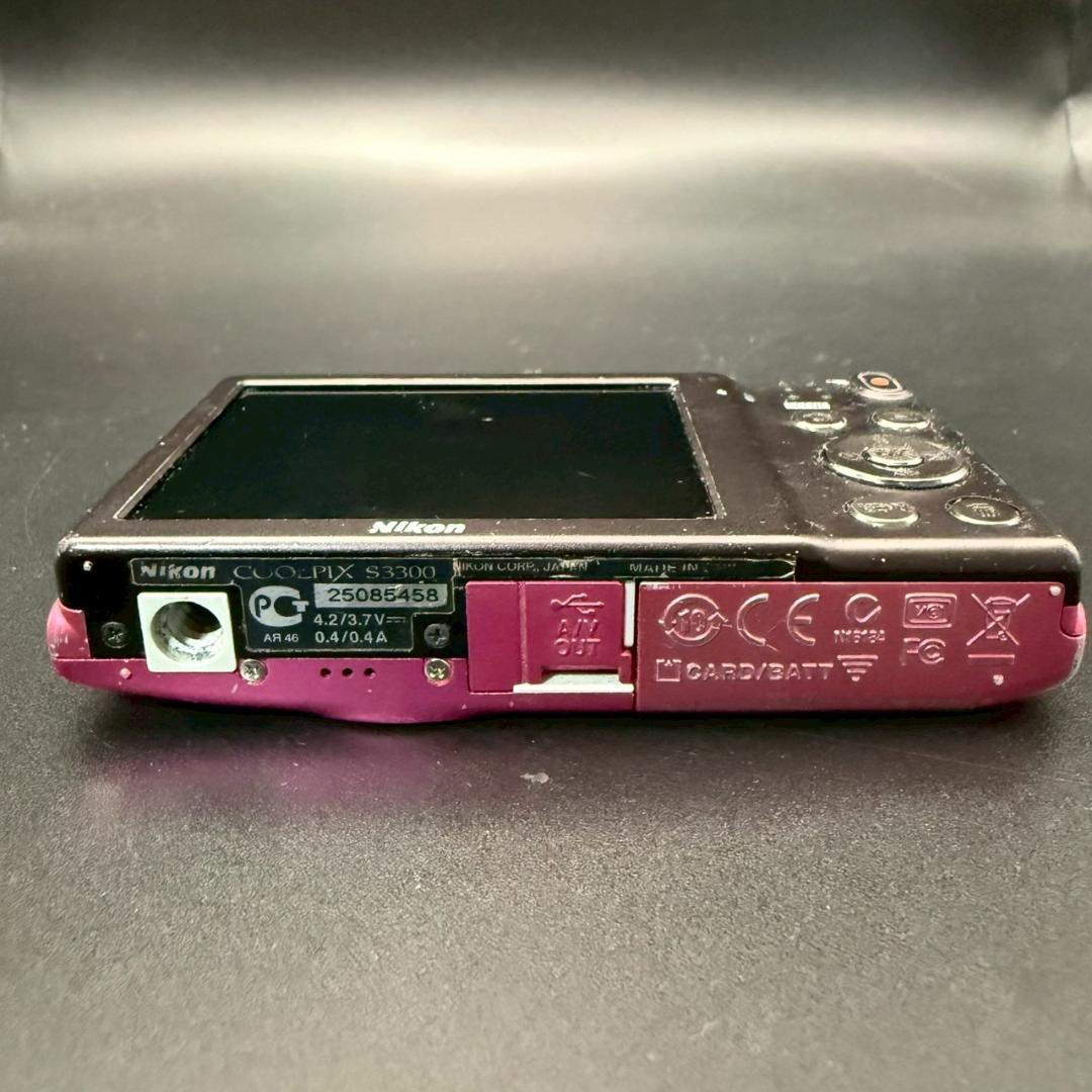 Nikon ニコン COOLPIX S3300 ピンク コンパクトデジタルカメラ