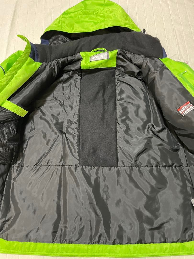 極美品phenix フード付きスキーウェアセットL 1回のみ！