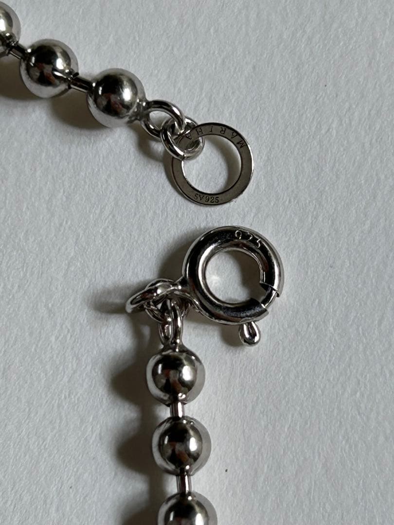 MARIHA SilentRainボールチェーンネックレス シルバー925