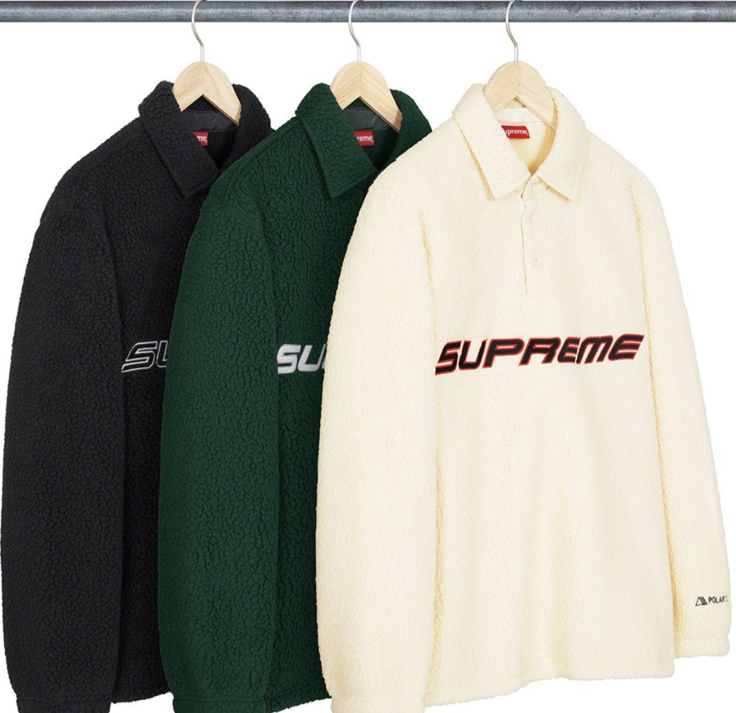 P*U様 Supreme Polartec L/S Polo \"Dark Gre