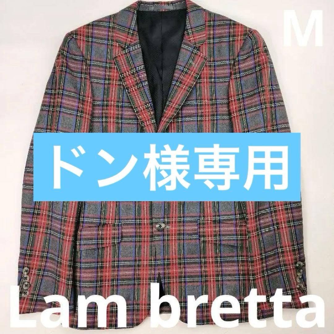 Lam bretta ランブレッタ タータンチェック テーラードジャケット M