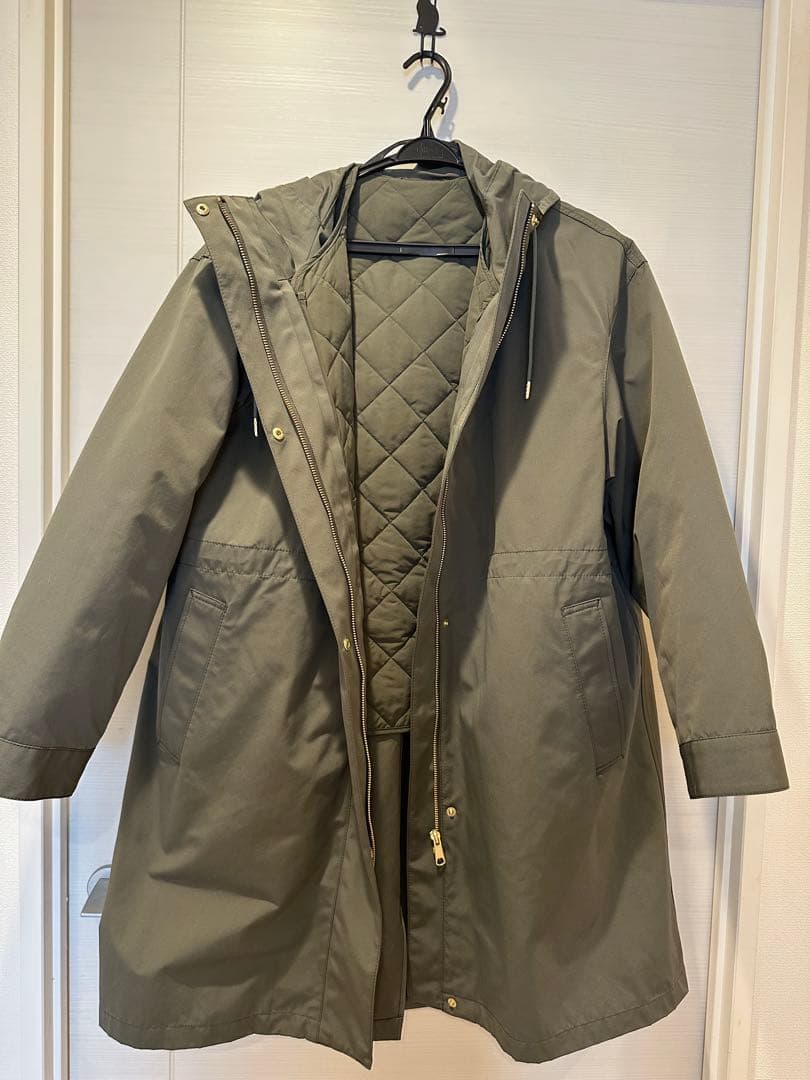撥水加工　ミリタリーダウンコート
