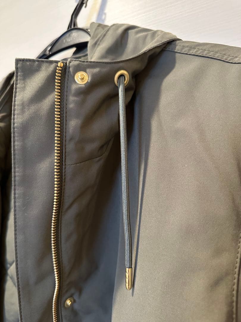 撥水加工　ミリタリーダウンコート