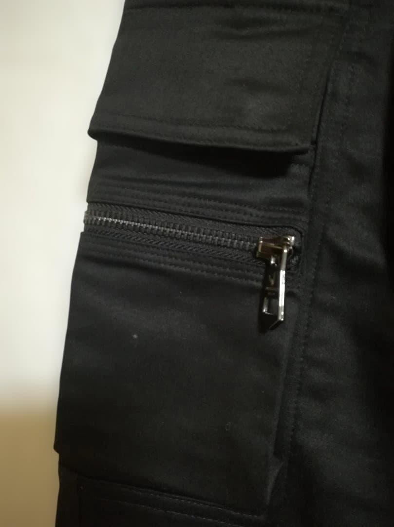 1piu1uguale3 RELAX スリムカーゴパンツ 黒 サイズS