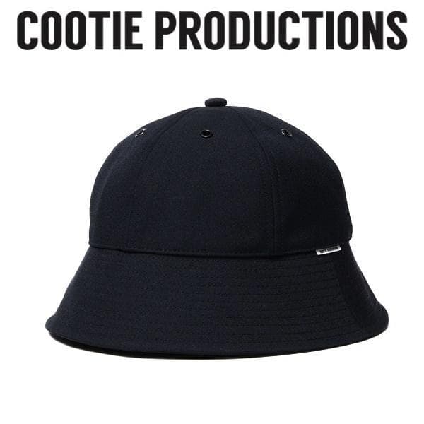 極美品 COOTIE ポリエステルツイルボールハット ブラックL タグ付属 帽子