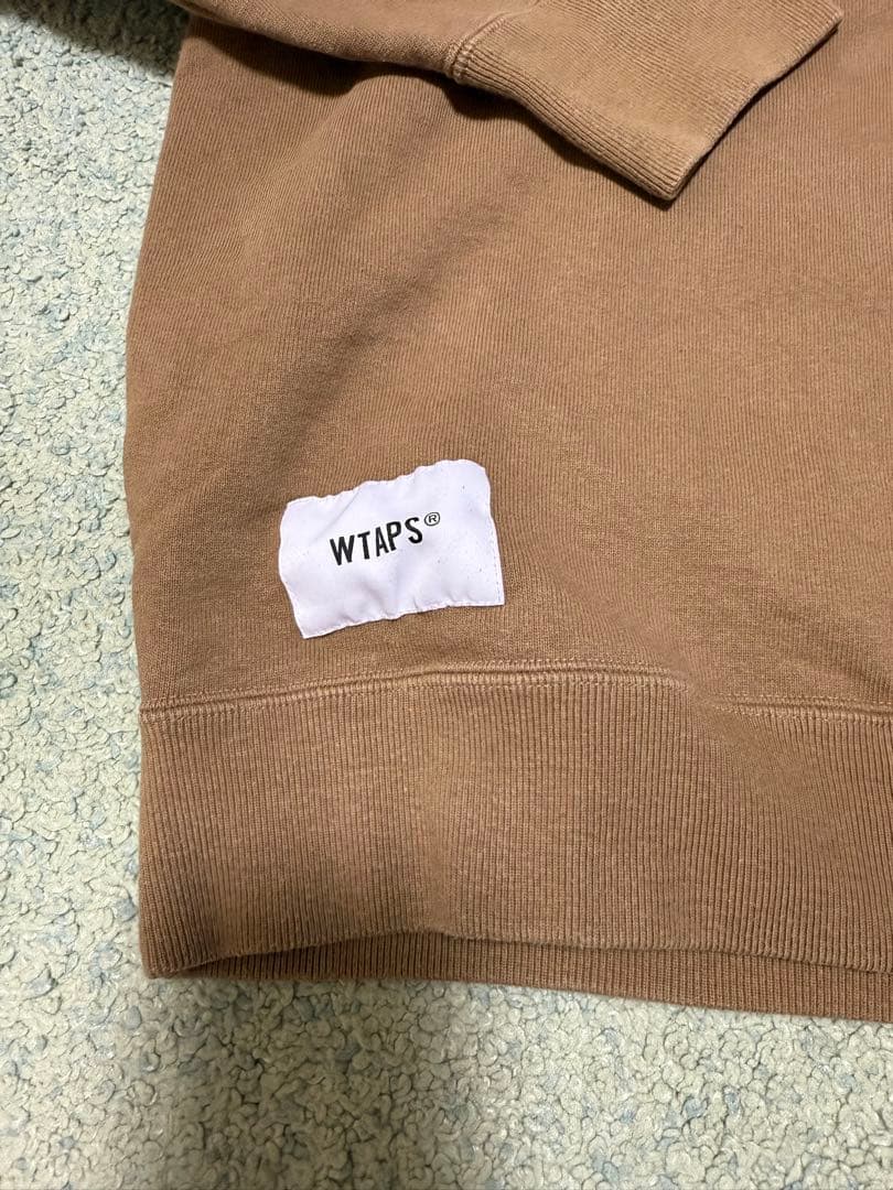 WTAPS ブラウン クルーネック トレーナー
