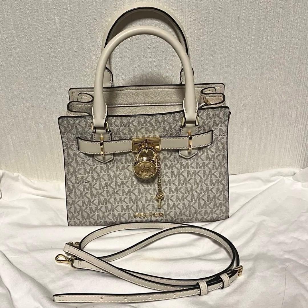 MICHEAL KORS HAMILTON サッチェルスモール MKシグネチャー
