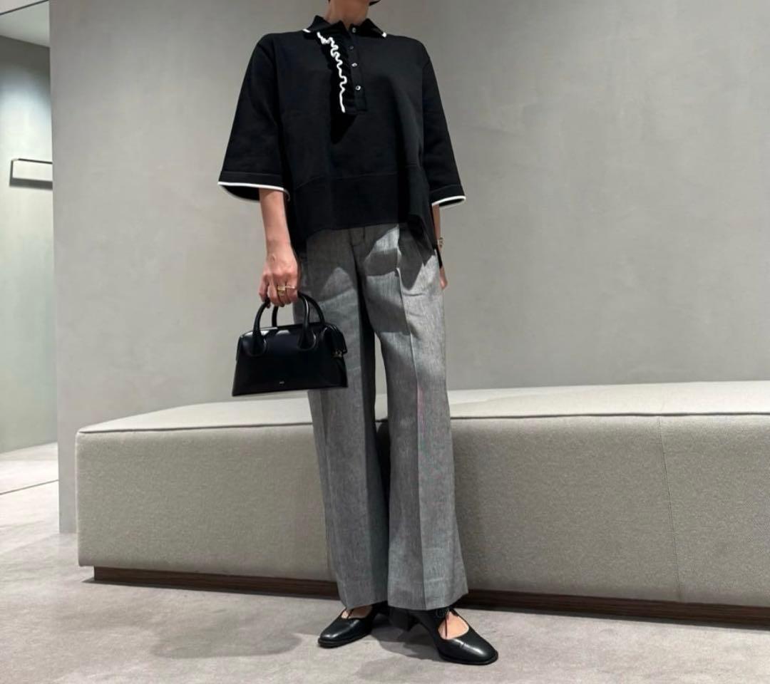 ユナイテッドアローズ ミニマル フリル ポロニット