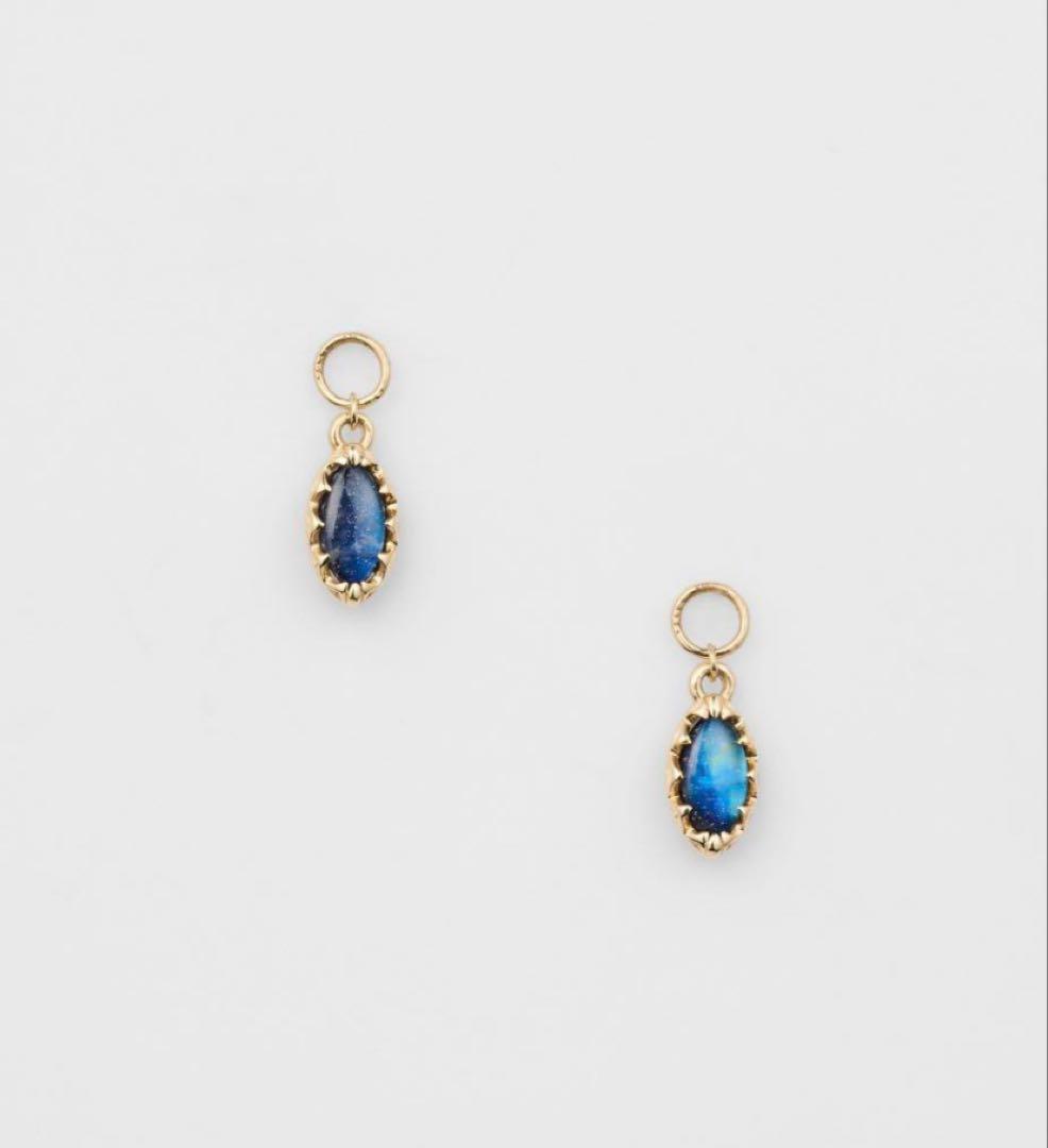 本日限定価格 新品未使用 agete アガット チャーム 紫金石 ラブラドライト