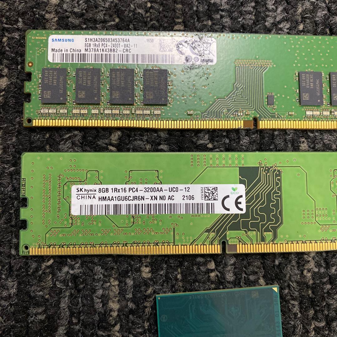 メモリ8GB DDR4 (2枚)+オマケCore i5 CPU