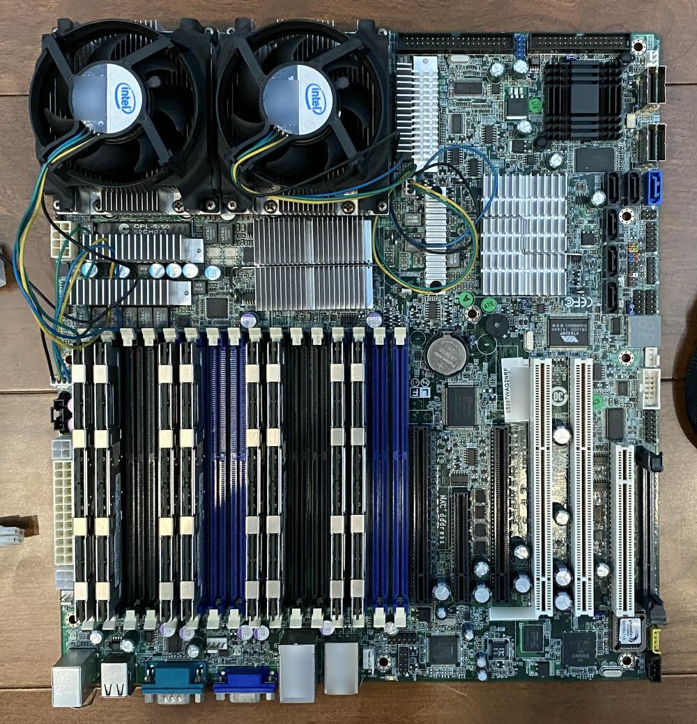 CPU Xeon x2 TYANマザーボード メモリ セット #MK23
