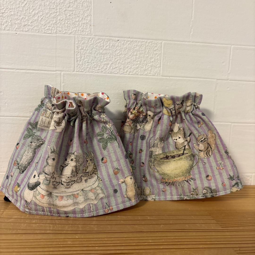 きまぐれSALE ユキエモン　巾着　12cmファスナーポーチ　ハンドメイド　お得