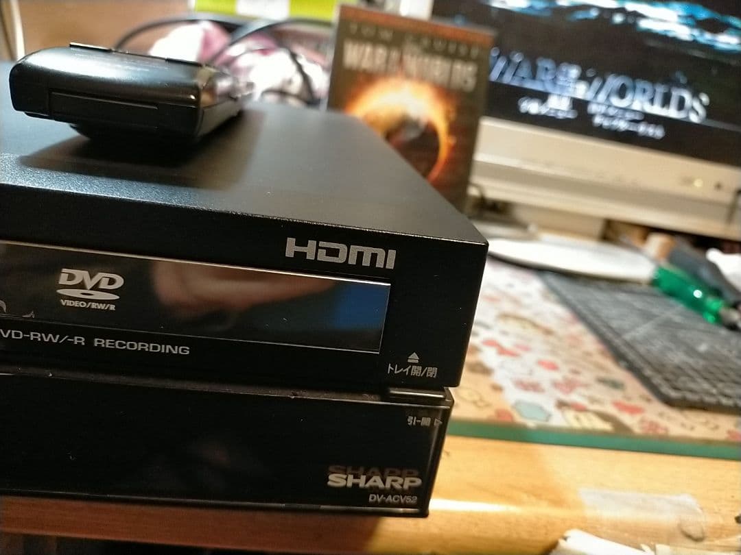 シャープレコーダーACV52美観2・リモコン+HDMI付