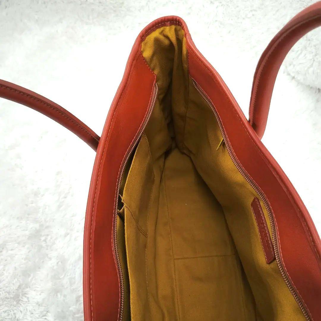 美品✨️トライオン パネルレザー トートバッグ パッチワーク レザー A4可