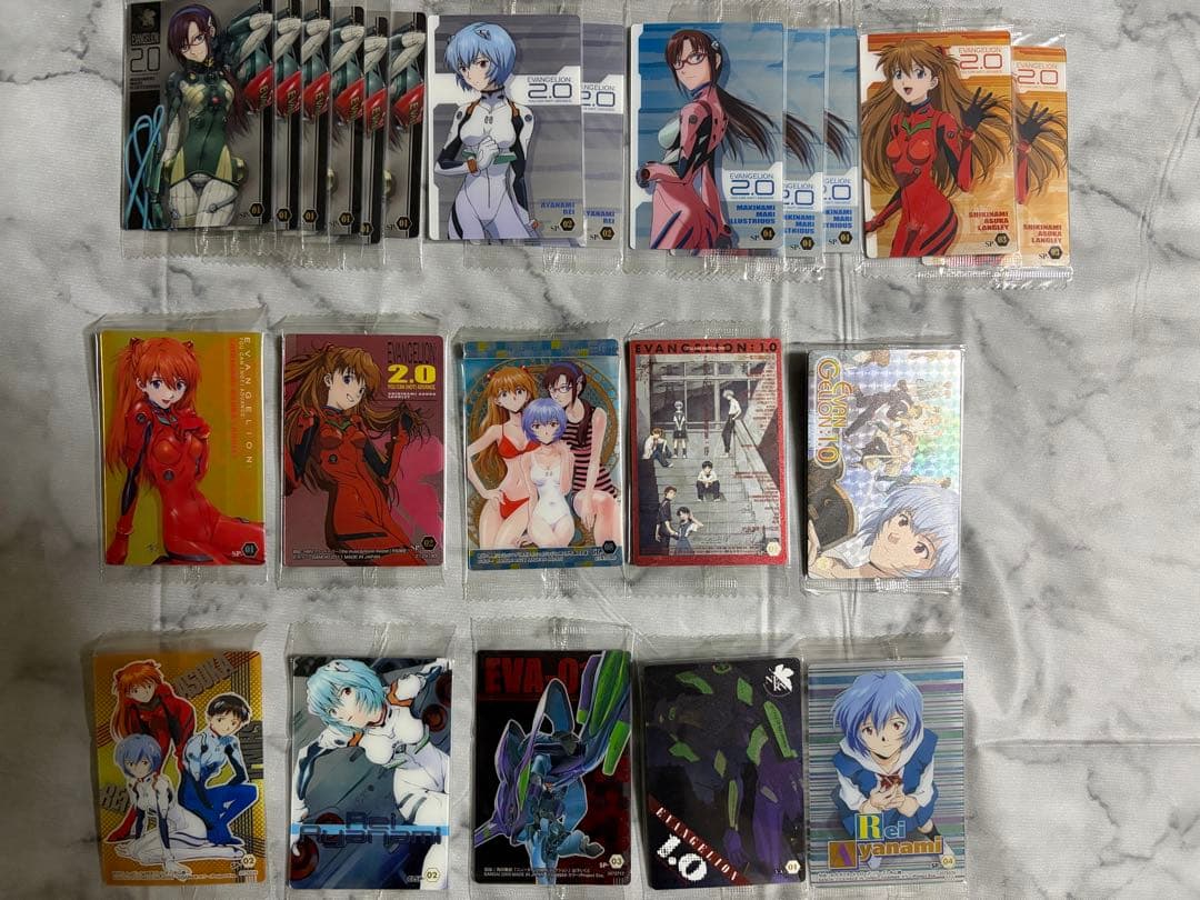 【未開封】エヴァンゲリオンウエハースカード　79枚　まとめ売り