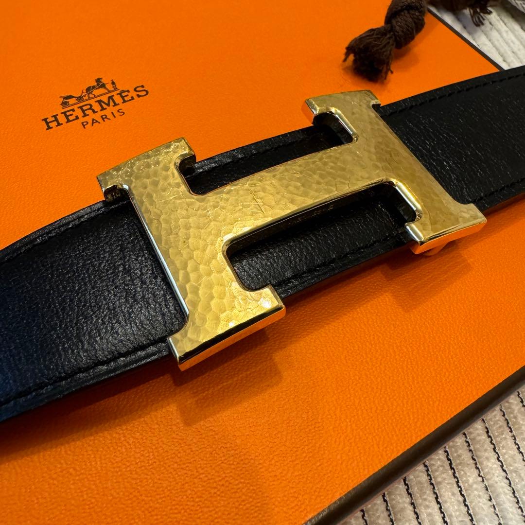 HERMES ベルト 70cm32mm コンスタンス　リバーシブル　H型バックル