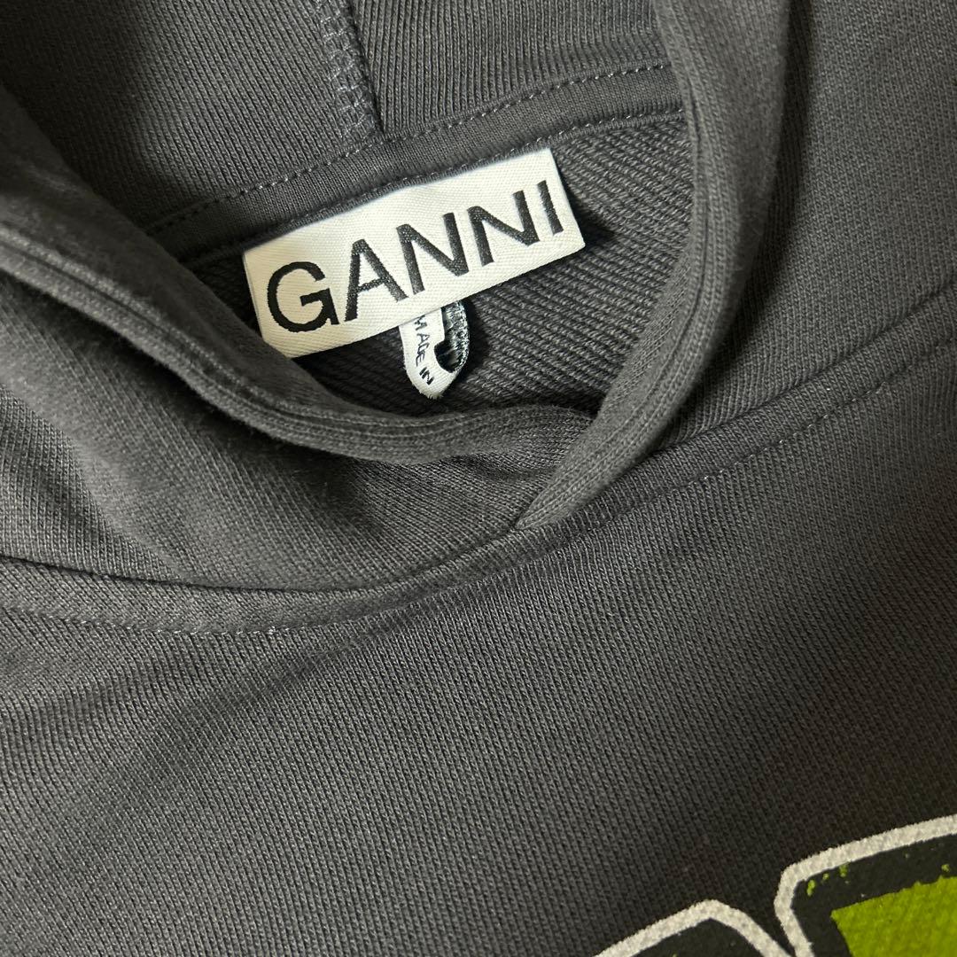 GANNI ガニー パーカー グレー