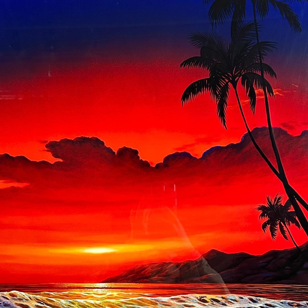 美品 キモ KIMO「ファイヤーダンス」大判シルクスクリーン サイン入 証明書有