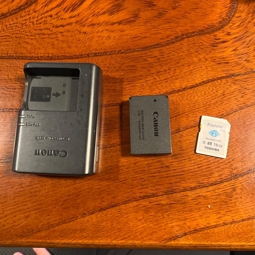 Canon EOS kiss X7　と　フラッシュエアSD