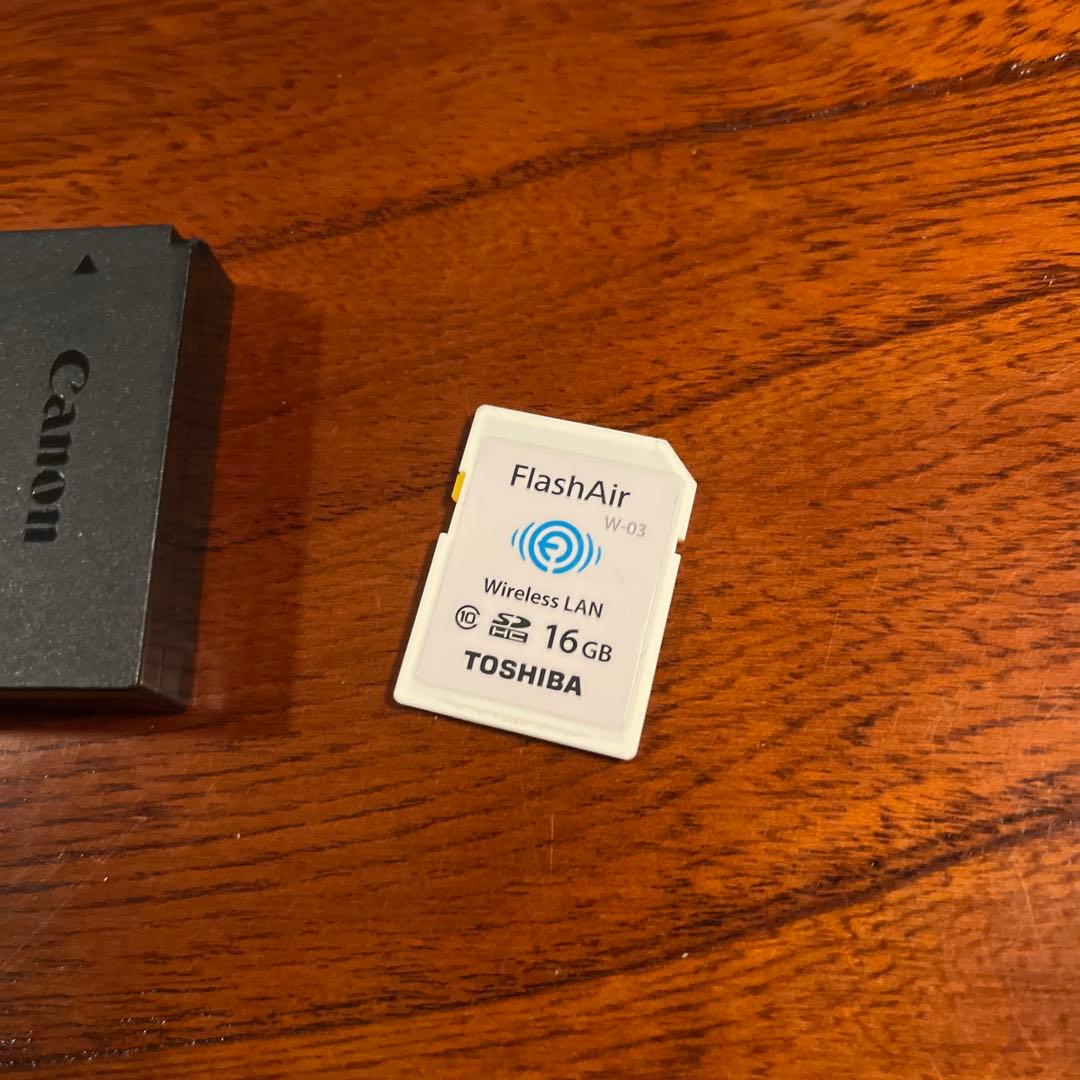 Canon EOS kiss X7　と　フラッシュエアSD