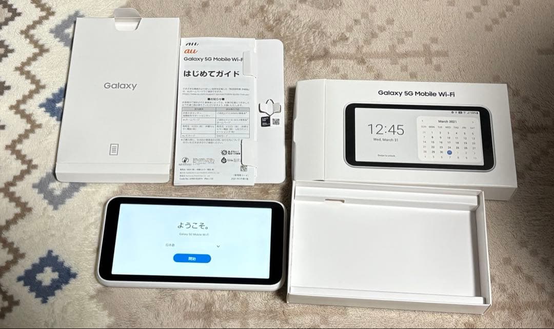 Galaxy5GMobileWi-Fi SCR01 モバイルルーター