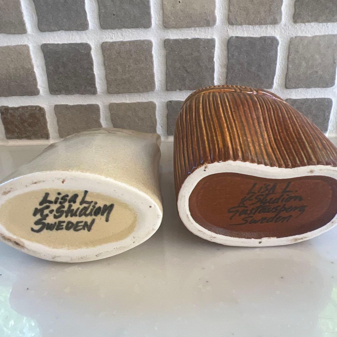 Lisal スウェーデン製 花瓶 2点セット