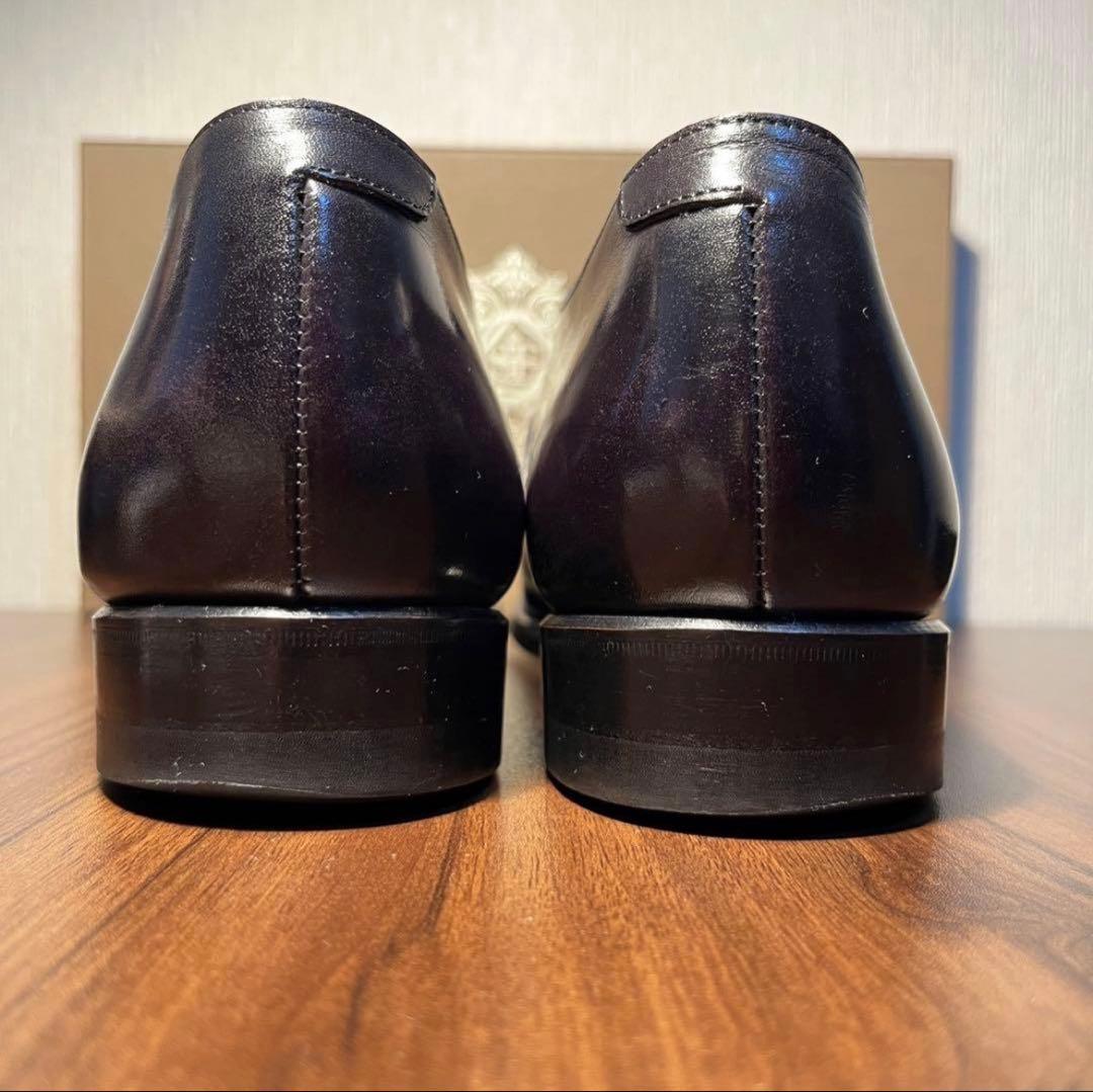 美品 SHETLANDFOX（シェットランドフォックス）内羽根式ストレートチップ