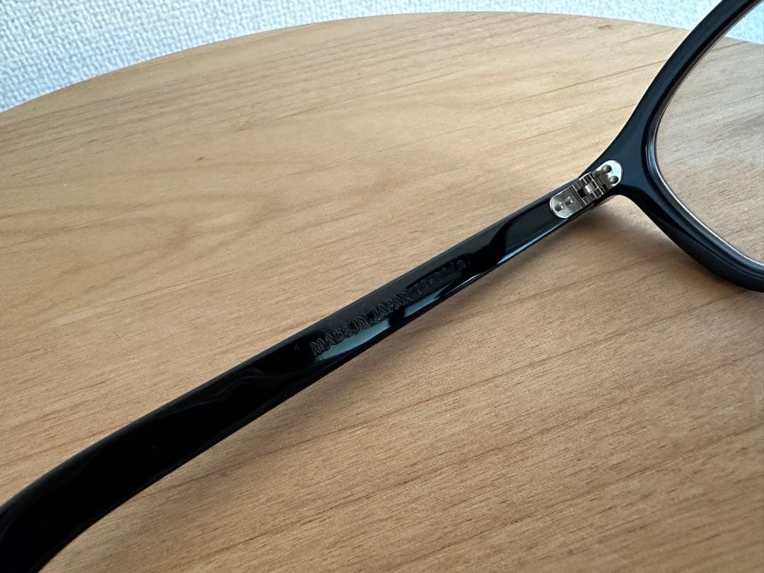 guépard gp-01 ブラックフレーム メガネ ケース付き