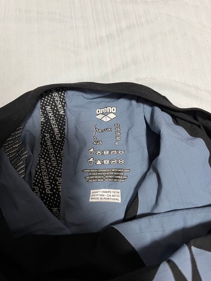 【試着のみ】arena power skin carbon Air Sサイズ