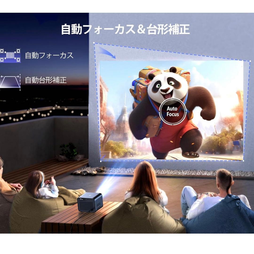 WiMiUS プロジェクター4K 高輝度30000lm TV11.0