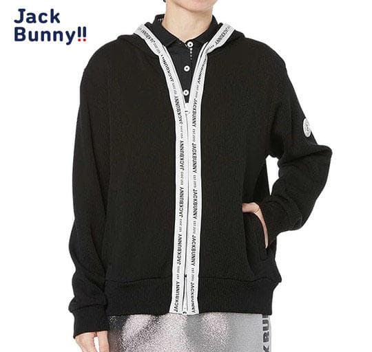 ○★新品未使用　JACK BUNNY　フルジップパーカー　2　ブラック