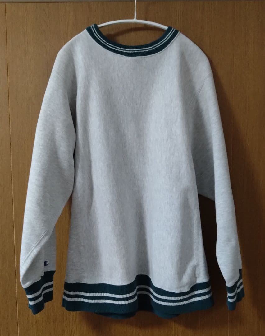Champion　90s　リバースウィーブ　リンガー　Lサイズ 　刺繍ロゴ