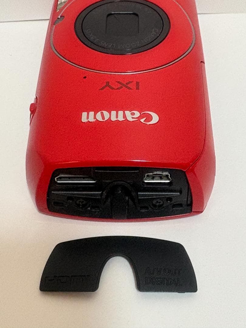 “Canon　IXY30S　PC1473　コンパクトデジカメ　ジャンク　レッド”
