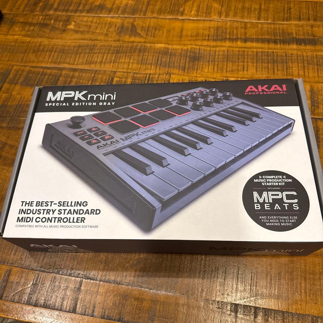 AKAI MPK mini MIDIコントローラー グレー