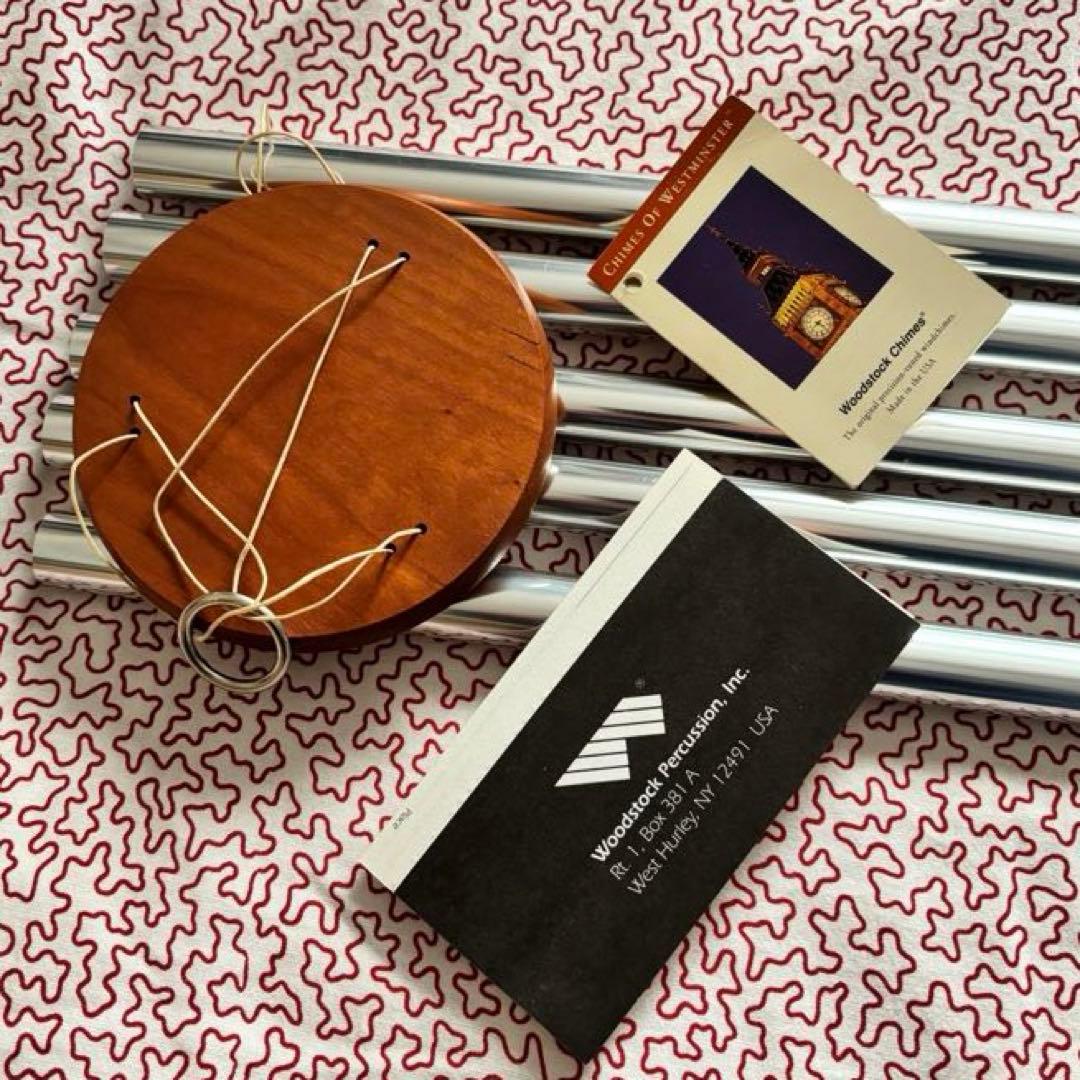 大型ウインドチャイム　ウッドストック社　ウエストミンスター