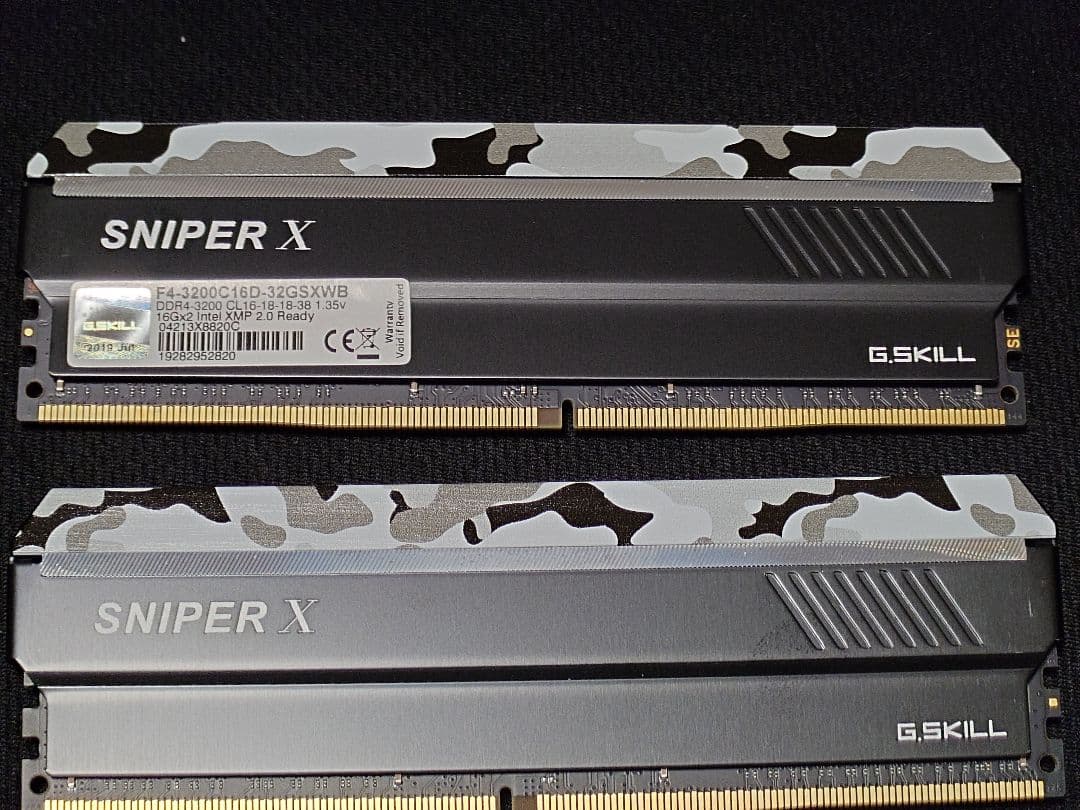 メモリー G.SKILL SNIPER X 32GB DDR4 3200MHz