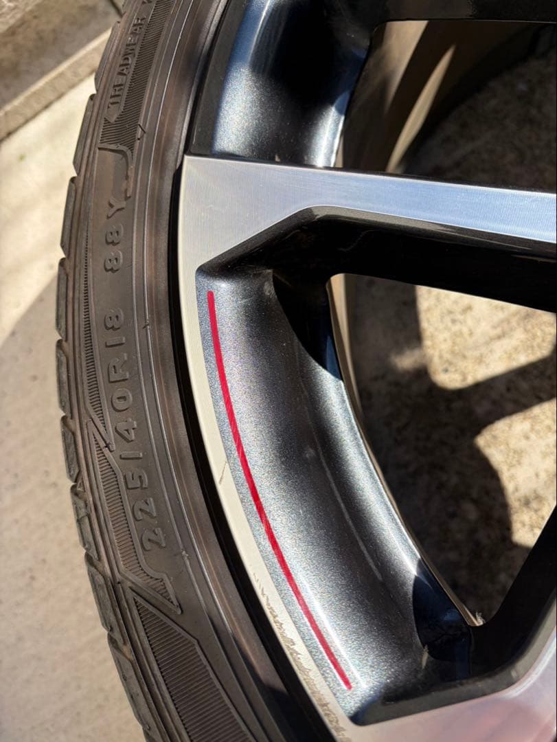 プリウスPHV GR sport 純正18インチタイヤ・ホイール　4本セット