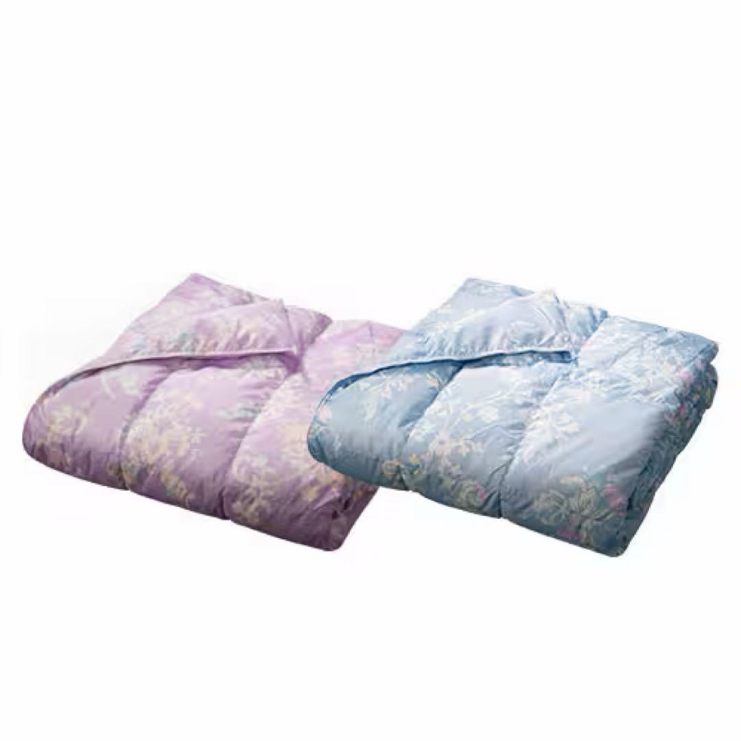 モリリン 洗えるダウンケット 2枚組シングルセット ピンク ブルー