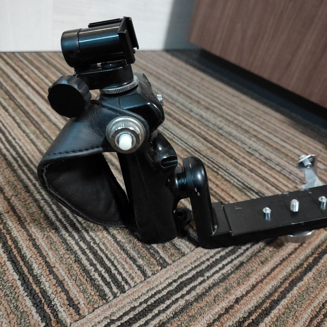 Mamiya 中判カメラ用グリップ 金属 レザー 角度調整可能