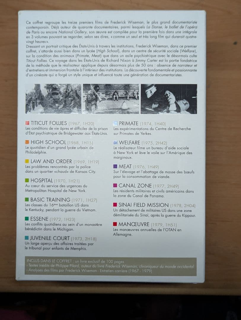 洋画・外国映画 FREDERICK WISEMAN INTEGRALE VOL. 1 67-79