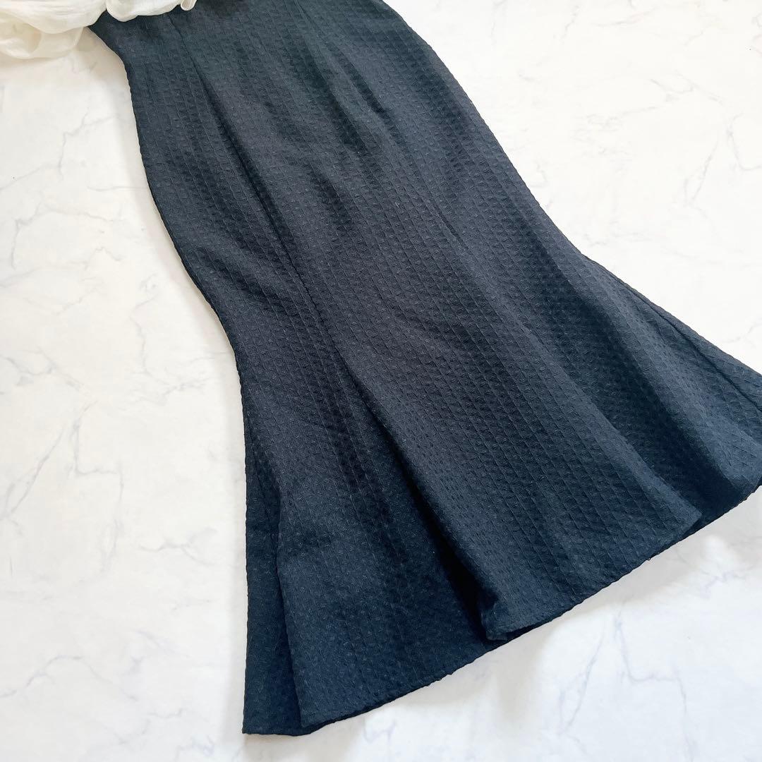 LEJA 2WAYオフショルダー パフスリーブ バリエ マーメイドワンピース